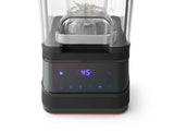 HENDI Batidora profesional digital con cubierta insonorizada, pantalla táctil, 3 velocidades, jarra de policarbonato resistente al calor y frío, 230V, 1680W, 250x300x(H)546mm, ABS, acero inoxidable