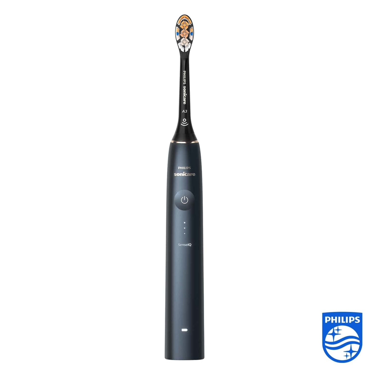 Philips Sonicare DiamondClean Prestige 9900: cepillo dental eléctrico sónico con un cabezal de cepillado Premium All-in-One A3 y estuche de carga en color azul noche modelo HX9992/12