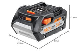 AEG BEWS18-125BLLI-502C Amoladora 18V sin escobillas 125mm con Interruptor 11.000rpm 2X 5.0Ah en Maleta, Na