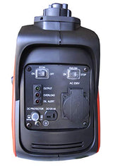 Campeón G-950i - Generador con bajo consumo de combustible, a gasolina, Rojo, Negro.