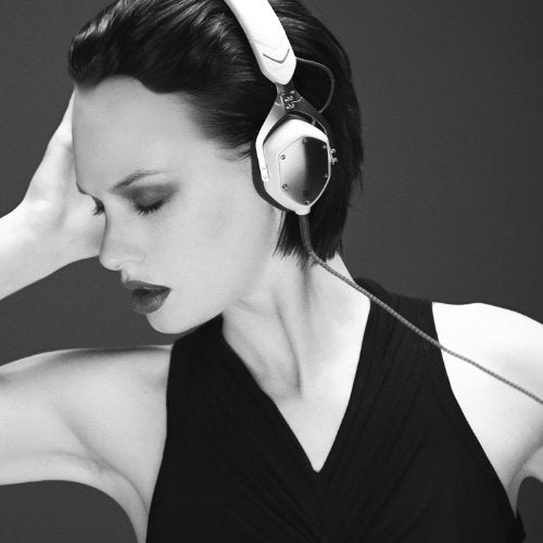 V-MODA XS-U-WSILVER - Auriculares de Diadema Cerrados (reducción de Ruido), Blanco y Plateado