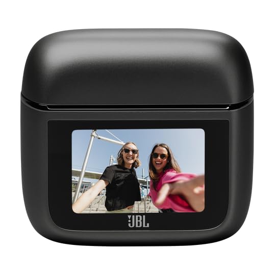 JBL Tour Pro 3, Earbuds inalámbricos True Wireless, estuche de carga inteligente, 40 h de autonomía, Bluetooth, cancelación de ruido adaptativa, JBL Spatial 360 Sound y seguimiento de cabeza, negro