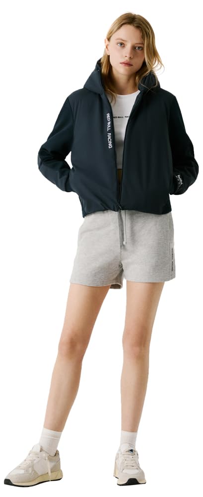 Pepe Jeans Padded Hoody Cárdigan Tipo suéter, Azul (Azul Dulwich), XS para Mujer