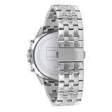 Tommy Hilfiger Reloj Analógico de Cuarzo Multifunción para Hombre con Correa de Acero Inoxidable Plateada - 1791707