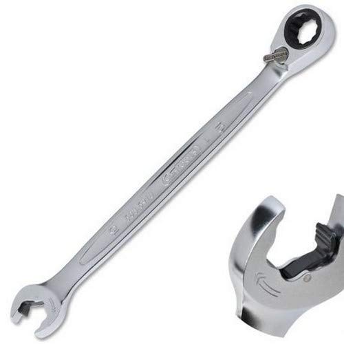 KS Tools 503.5950 Llave combinada de carraca DUO GEARplus® con función de carraca en la llave fija, conmutable, 10 pzs