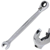 KS Tools 503.5950 Llave combinada de carraca DUO GEARplus® con función de carraca en la llave fija, conmutable, 10 pzs