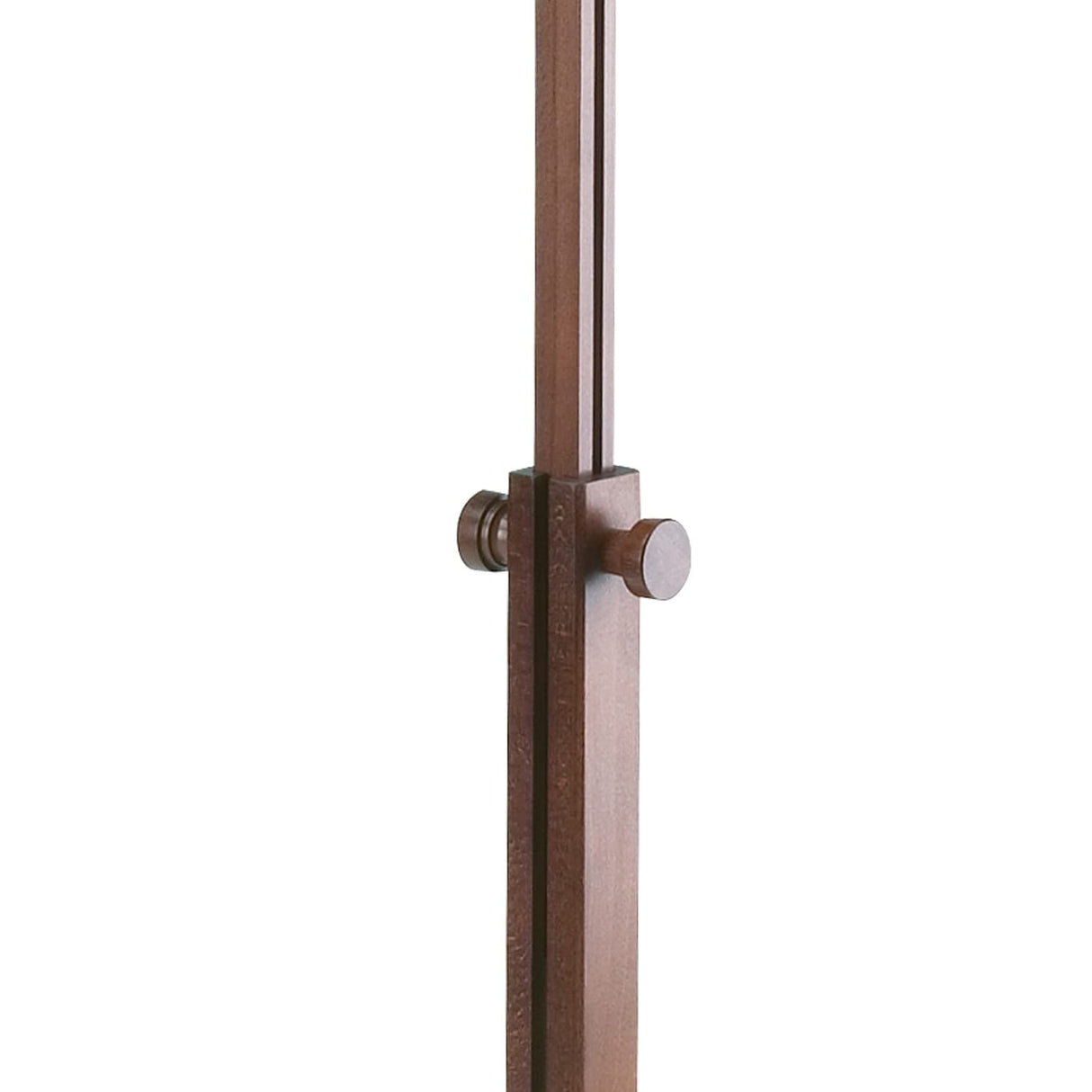 K&M 116/1 Atril de madera - madera maciza de haya color nogal - atril extensible de 71,5 a 122,5 cm