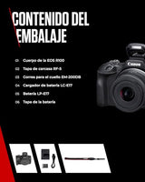 Canon EOS R100 Cámara sin Espejo de Nivel Básico Diseñada para Que Las Familias Capturen Recuerdos para Toda la Vida
