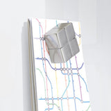 SIGEL GL520 Pizarra de cristal megnética di vetro / whiteboard, 150 x 100 cm, apenas aparecen reflejos, blanco mate - Artverum