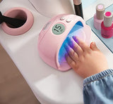 Smoby- Centro de Belleza My Beauty Center, 3 Zonas de Juego: Cosmética, Zona Lavado de Pelo, Caja mostrador, 32 Accesorios, A Partir de 3 años Medidas Montado: 97.5 x 51.4 x 100.2cm (7600320240)