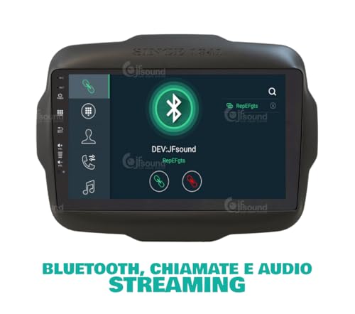 Radio de Coche para Jeep Renegade Android GPS Bluetooth WiFi USB Dab+ Touchscreen 9" 8core Carplay AndroidAuto