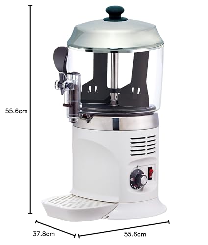 Saro Nina 175-1146 - Recipiente para cacao (5 L), color blanco