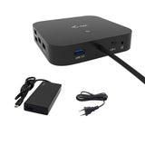 Hub USB i-Tec C31TRI4KDPDPRO100 Negro