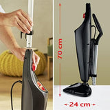 Vileda Steam PLUS + Recambio Power Pad, Mopa a vapor para una limpieza más higiénica, elimina el 99,9% de bacterias, óptima para alfombras y moquetas, apto par todo tipo de suelos
