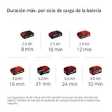Einhell Compresor de maletín con batería TE-AC 36/8 Li OF Set-Solo Power X-Change (36 V, máx. 8 bar, sin aceite, potencia de aspiración 130 l/min, incl. set adaptador de 3 pz., sin batería)