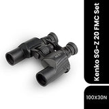 Kenko Binoculares SG-Z 20-100×30 FMC, magníficos de Alta Potencia con Zoom de 20X a 100X, Multicapa Completo, para Deportes, conciertos, Caza, Exteriores y observación de la Luna, Negro, 239906