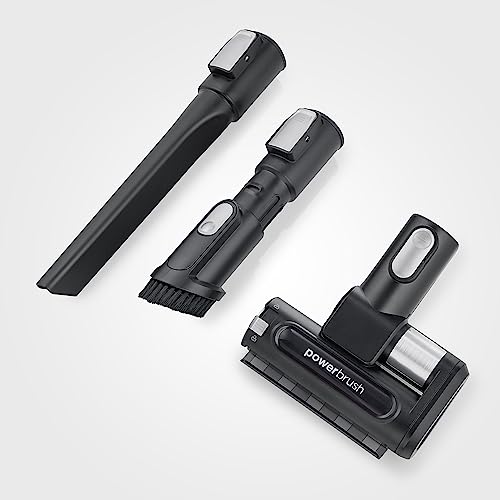 SEVERIN Aspiradora inalámbrica de mano y escoba 2 en 1, aspirador sin cable potente con depósito de 0.65 L, 40 minutos de autonomía, 21,6 V, Negro, HV 7155