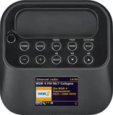 Sangean WFS58 Dab+ Radio | FM | WiFi y Altavoz Bluetooth | Radio de Internet portátil con NFC | WiFi | Negro