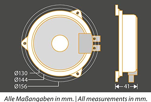ProfiHiFi Sinuslive, BassPUMP III, 4 Ohm, 130 x 50 mm