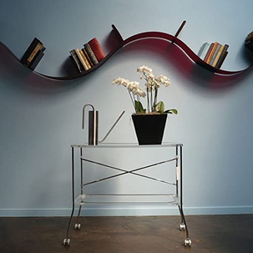 Kartell Bookworm Librería, 17 sujetalibros, Rojo, 820 x 19 x 21 cm