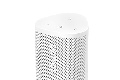 Sonos Roam 2 | Altavoz portátil Impermeable y Ligero con Bluetooth, Wi-Fi, 10 Horas de autonomía, Control por Voz y Uso Tanto en Interior como Exterior - Blanco
