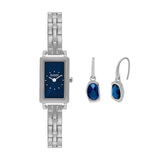 Skagen Reloj Analógico para Mujer de Cuarzo con Correa en Acero Inoxidable SKW1157SET