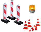 Rolly Toys 421220 - Kit de construcción con rollyDigger y Accesorios de Seguridad (Juego con Excavadora, 3 balizas de conducción, 4 pilones y luz Intermitente, Giratorio, a Partir de 3 años)