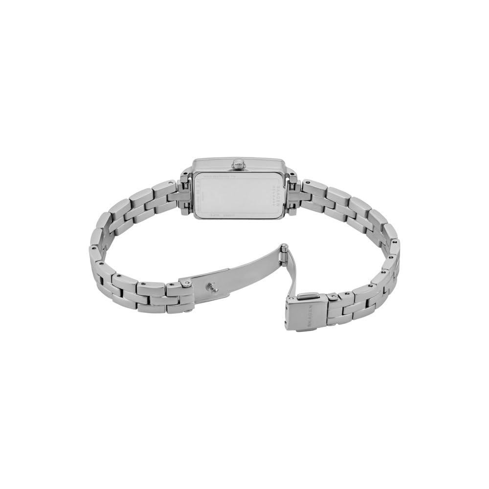 Skagen Reloj Analógico para Mujer de Cuarzo con Correa en Acero Inoxidable SKW1157SET