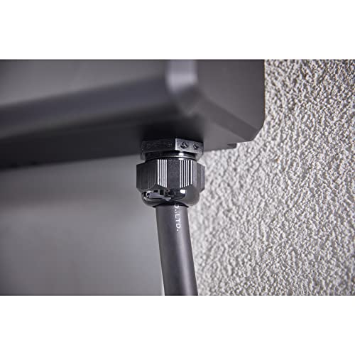 AEG Wallbox WB 22 FI - Estación de Carga para Coche eléctrico o híbrido, 22 kW, 400 V, con Interruptor FI Tipo B, 3 Fases, Cable de Carga de 5 m, Tipo 2 enchufes, IP 45, indicador LED de Estado