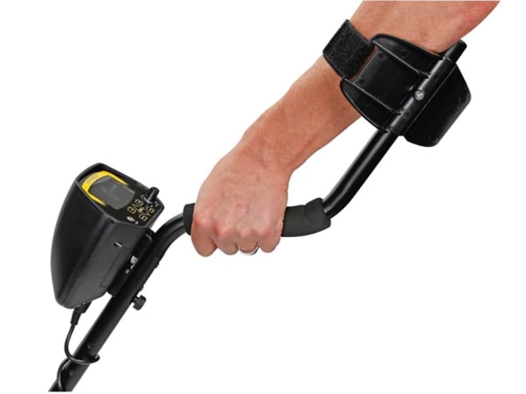 Velleman Detector de Metales, Disco Impermeable de 25 cm, Pantalla LCD, Profundidad de detección de 22 cm