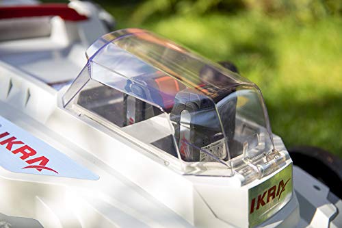 IKRA cortacésped Mulching ICM 2/2037, Incl. 2X batería y Doble Cargador rápido