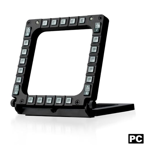 Thrustmaster MFD Cougar Pack - Pack de 2 "USB Cockpit Panels" multifuncionales, réplicas del MFD de los F-16 de la U.S. Air Force