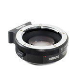 Metabones MB_SPA-E-BM2 Cable para cámara fotográfica, Adaptador - Adaptador para Objetivo fotográfico (Negro, Cromo)