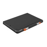 Logitech Slim Folio para iPad 7a y 8a generación, Disposición QWERTY Inglés Reino Unido, Gris