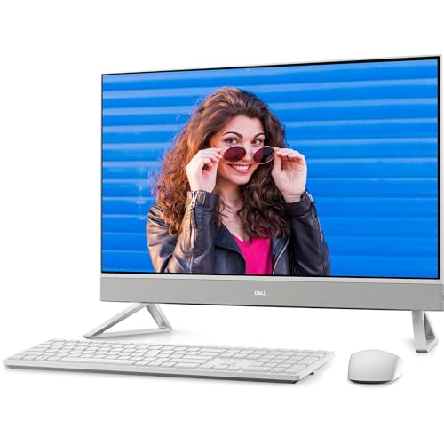 Dell Inspiron 24 5430 - Ordenador de sobremesa (23,8", FHD, Procesador Intel Core i5-1334U, gráficos Intel, RAM 8GB, SSD 512GB, Windows 11 Home, Teclado francés AZERTY, Blanco