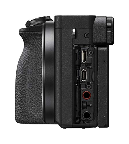 Sony Cámara sin espejo Sony Alpha 6600 | APS-C (enfoque automático rápido de 0,02 s, estabilización óptica de imagen de 5 ejes en la carcasa)