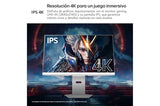 LG 32G810SA-W Monitor Ultragear, 31.5", 4K UHD, Panel IPS, 3840 x 2160, 144Hz, 1ms, G-Sync Compatible y FreeSync Premium, Pivotable, Blanco