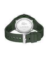 Lacoste Reloj de Cuarzo Multifuncional Analógico-Digital para hombre Colección LC33 Collection con Correa en silicona