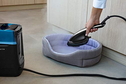 Rowenta Ixeo UR1910 Cepillo de vapor 2170 W, 5.8 bares presión vapor, depósito 1.1 L, elimina arrugas, olores y desinfecta, hasta 200 g/min, sistema portátil