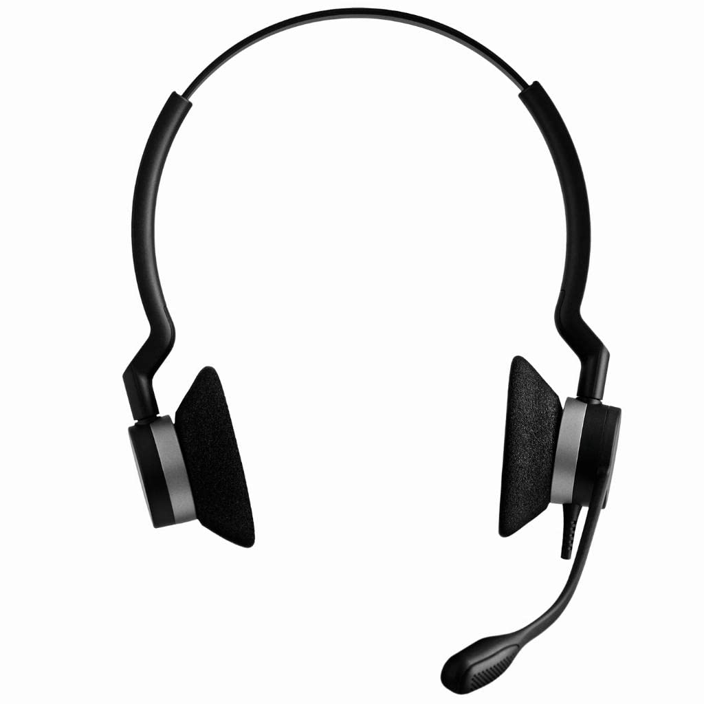Jabra Biz 2300 - Auricular dúo con micrófono, con Cable y con cancelación de Ruido