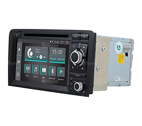 Radio de Coche para Audi A3 Android GPS Bluetooth WiFi USB Dab+ Touchscreen 7" 4core Carplay AndroidAuto