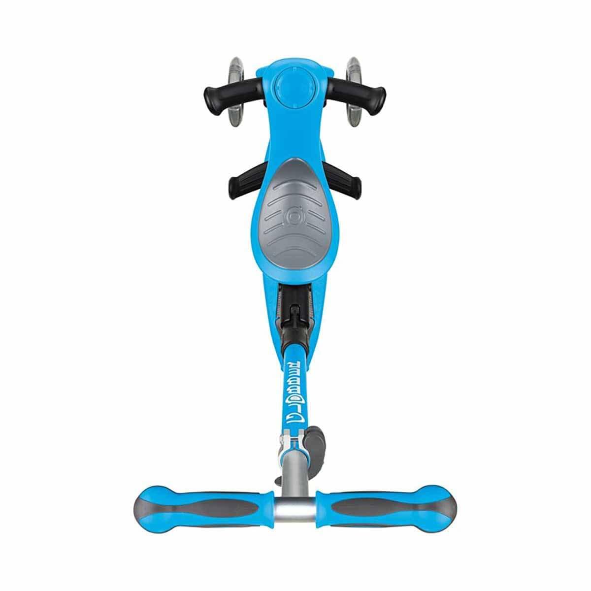 Globber Patinete 3 Ruedas Modelo GO UP Deluxe Sky Blue, Azul Claro, à Partir de 15 Meses