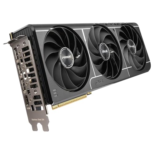 ASUS Prime GeForce RTX 5060 Ti 16GB GDDR7 OC Edition - Tarjeta gráfica preparada para SFF (PCIe 5.0, 16GB GDDR7, HDMI/DP 2.1, 2,5 Ranuras, Ventiladores Axial-Tech, Dual BIOS)
