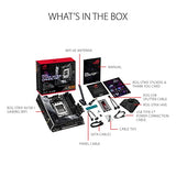 ASUS ROG Strix X670E-I Gaming WiFi - Placa Base ITX (AMD Ryzen AM5, VRM de 10 + 2 Fases, ROG Strix Hive, botón PBO de Modo EZ, PCIe 5.0, DDR5, WiFi 6E, 2 Ranuras M.2, 2 Puertos USB4 de Tipo C)