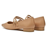 Geox D GISELDA15 C, Bailarinas Planas Mujer, Beige, 39.5 EU