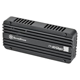 SilverStone Technology SST-MS12-40G, Carcasa SSD NVMe USB4 con refrigeración Activa