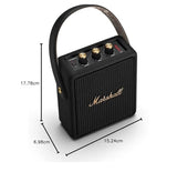 Marshall Stockwell II Bluetooth Altavoz, Negro/ Latón (Exclusivo de amazon)
