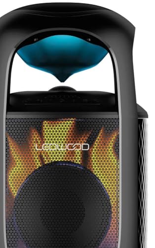 LEDWOOD Altavoz portátil Bluetooth LW-DROP300 LED RGB, 300 W, 6,5 Pulgadas, batería 4400 mAh, IPX5