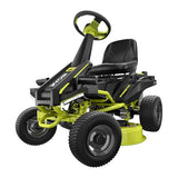 RYOBI – Bandeja de Recogida de 220 L + Lote de 2 Cuchillas de Repuesto 38 cm (Especial Recogida) para Riders con batería RY48RM76A, RY48RM76AD2C – RAC455