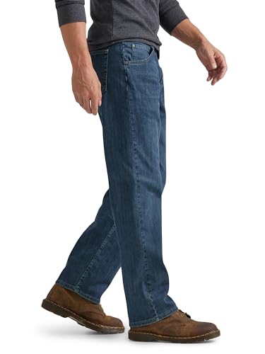 Wrangler Authentics Classic 5-Pocket Relaxed Fit Jean Jeans, Slate Flex, 40W x 32L para Hombre